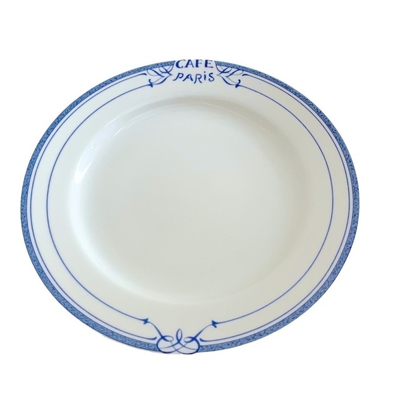 Bernardaud Cafe Paris Blue Salad Plate 918648 - Picture 3 of 8